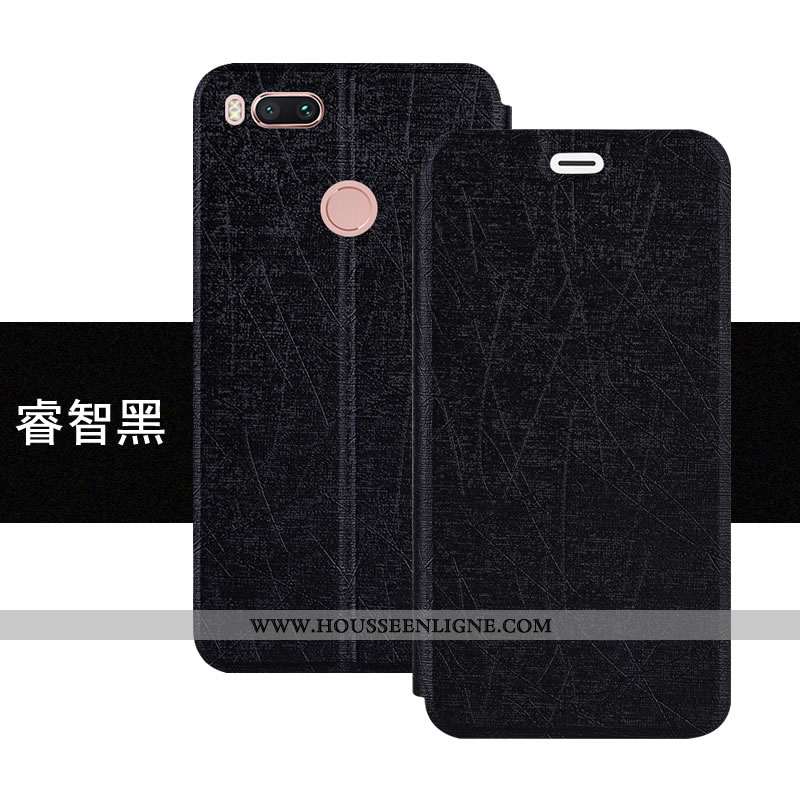 Coque Xiaomi Mi A1 Protection Personnalité Incassable Tout Compris Silicone Support Petit Bleu