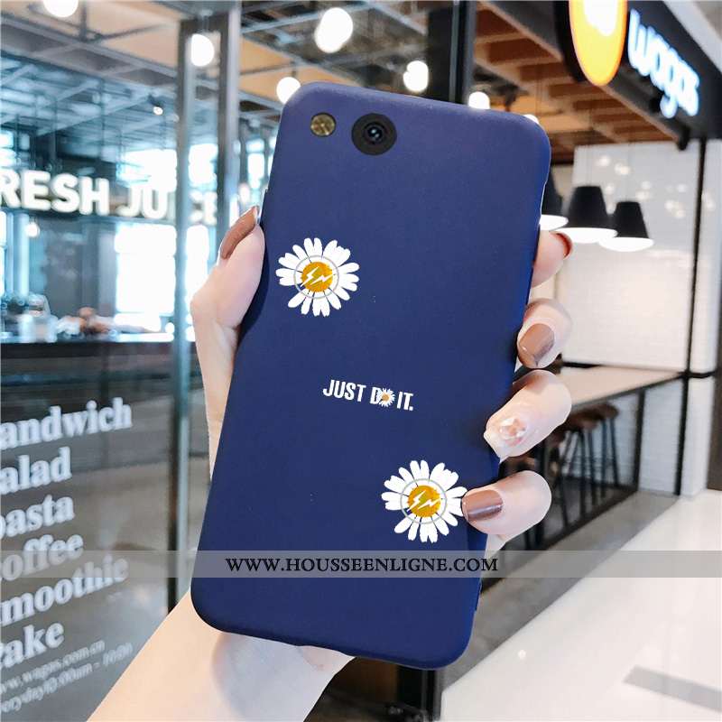 Coque Xiaomi Mi A1 Silicone Protection Petite Marguerite Fluide Doux Vin Rouge Bordure Nouveau Borde