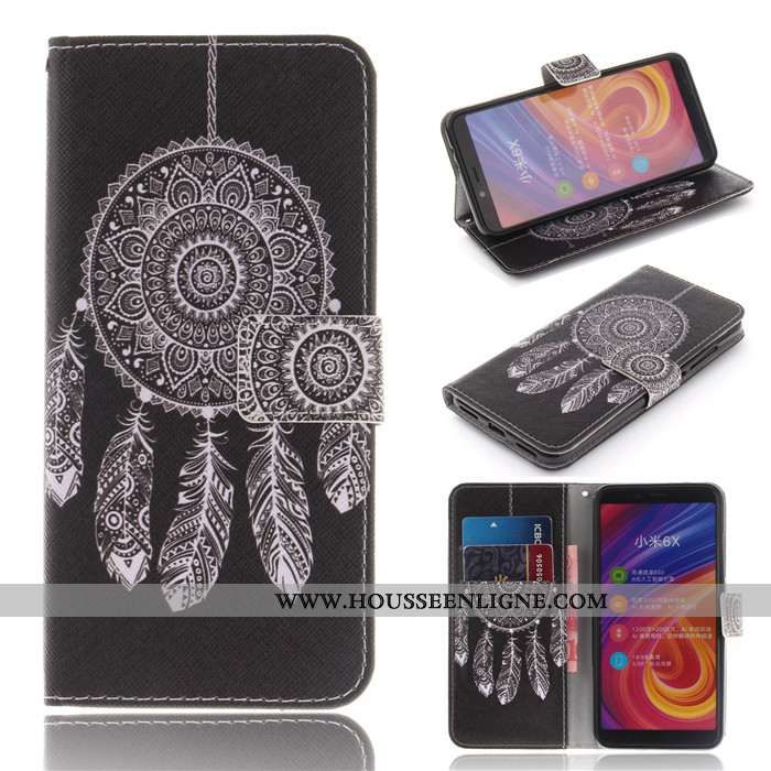 Coque Xiaomi Mi A2 Créatif Tendance Personnalité Tout Compris Incassable Étui Blanche
