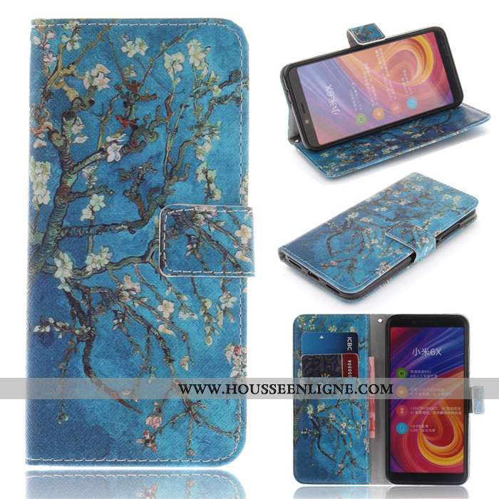 Coque Xiaomi Mi A2 Créatif Tendance Personnalité Tout Compris Incassable Étui Blanche