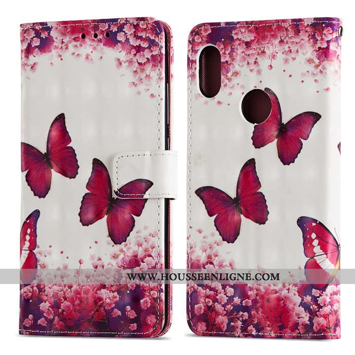 Coque Xiaomi Mi A2 Dessin Animé Charmant Tout Compris Protection Incassable Cuir Bleu