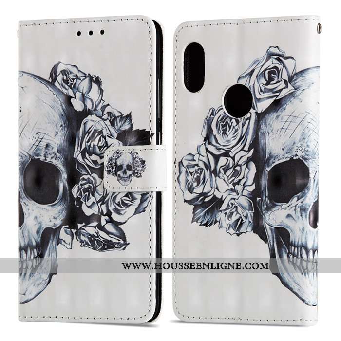 Coque Xiaomi Mi A2 Dessin Animé Charmant Tout Compris Protection Incassable Cuir Bleu