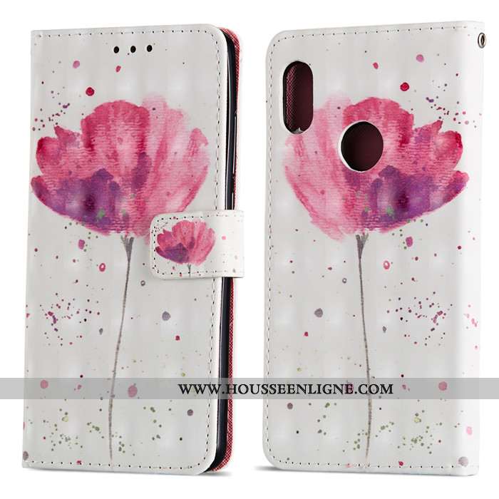 Coque Xiaomi Mi A2 Dessin Animé Charmant Tout Compris Protection Incassable Cuir Bleu
