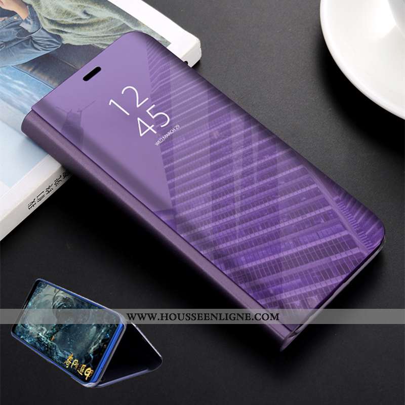 Coque Xiaomi Mi A2 Lite Cuir Protection Incassable Petit Étui Rouge Noir
