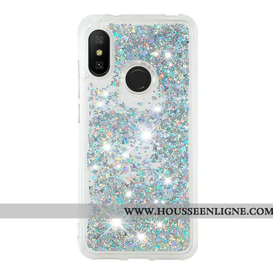 Coque Xiaomi Mi A2 Lite Dessin Animé Créatif Petit Étui Incassable Téléphone Portable Rouge Violet