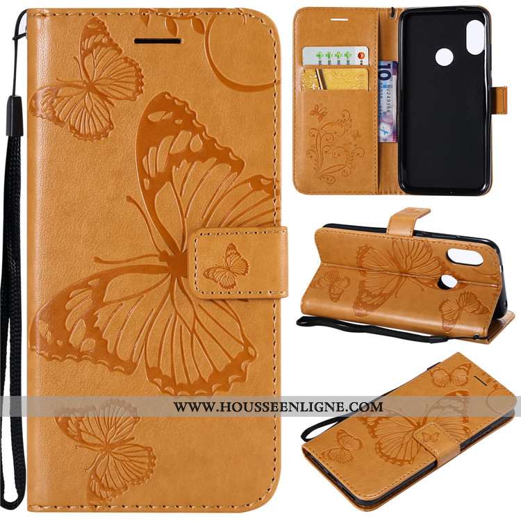 Coque Xiaomi Mi A2 Lite Fluide Doux Silicone Petit Incassable Tout Compris Téléphone Portable Jaune