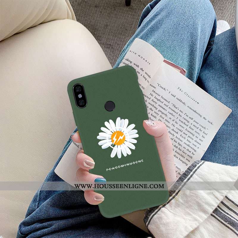 Coque Xiaomi Mi A2 Lite Fluide Doux Silicone Protection Dragon Frais Rouge Verte