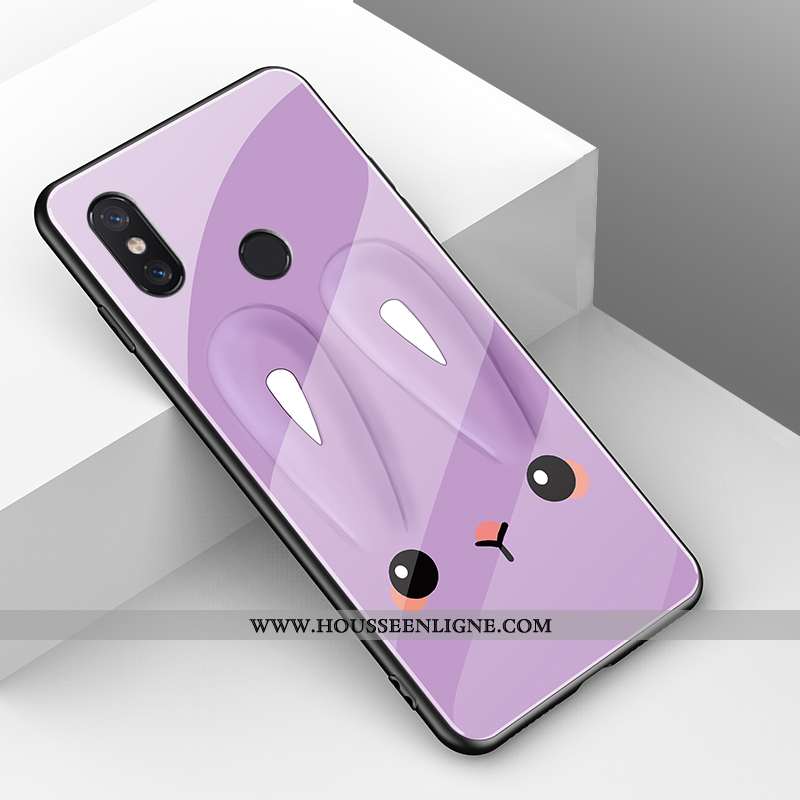 Coque Xiaomi Mi A2 Lite Mode Protection Créatif Rouge Violet Tendance Téléphone Portable