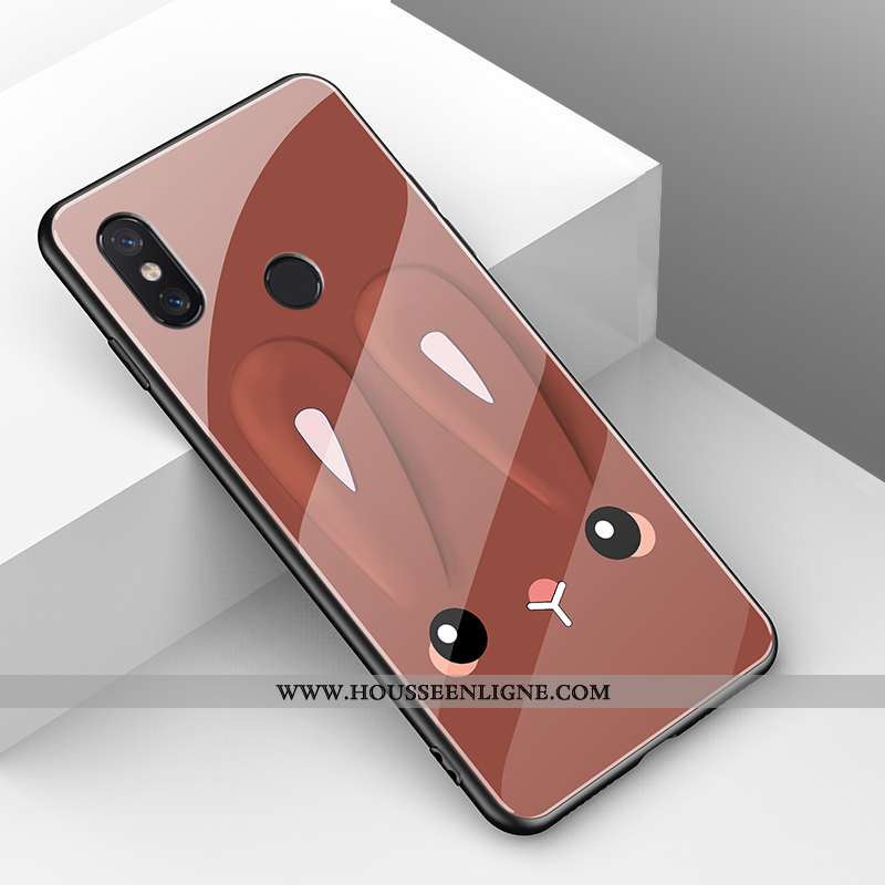 Coque Xiaomi Mi A2 Lite Mode Protection Créatif Rouge Violet Tendance Téléphone Portable