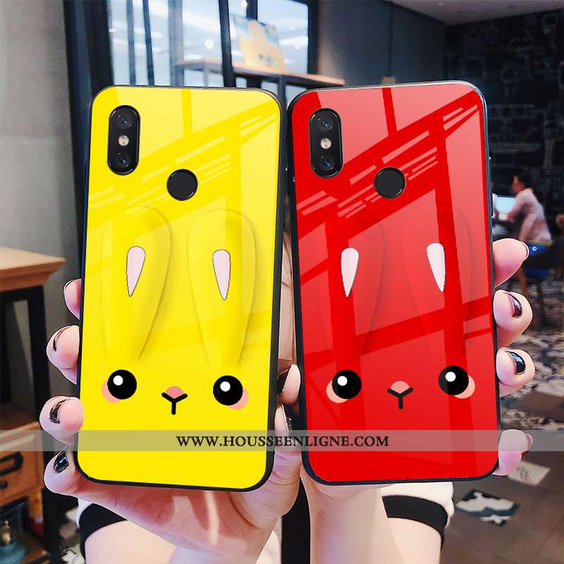 Coque Xiaomi Mi A2 Lite Mode Protection Créatif Rouge Violet Tendance Téléphone Portable