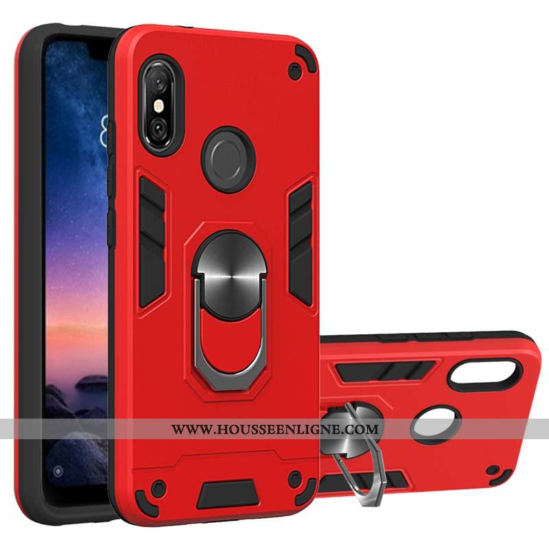 Coque Xiaomi Mi A2 Lite Protection Antidérapant Téléphone Portable Petit Support Jaune À Bord
