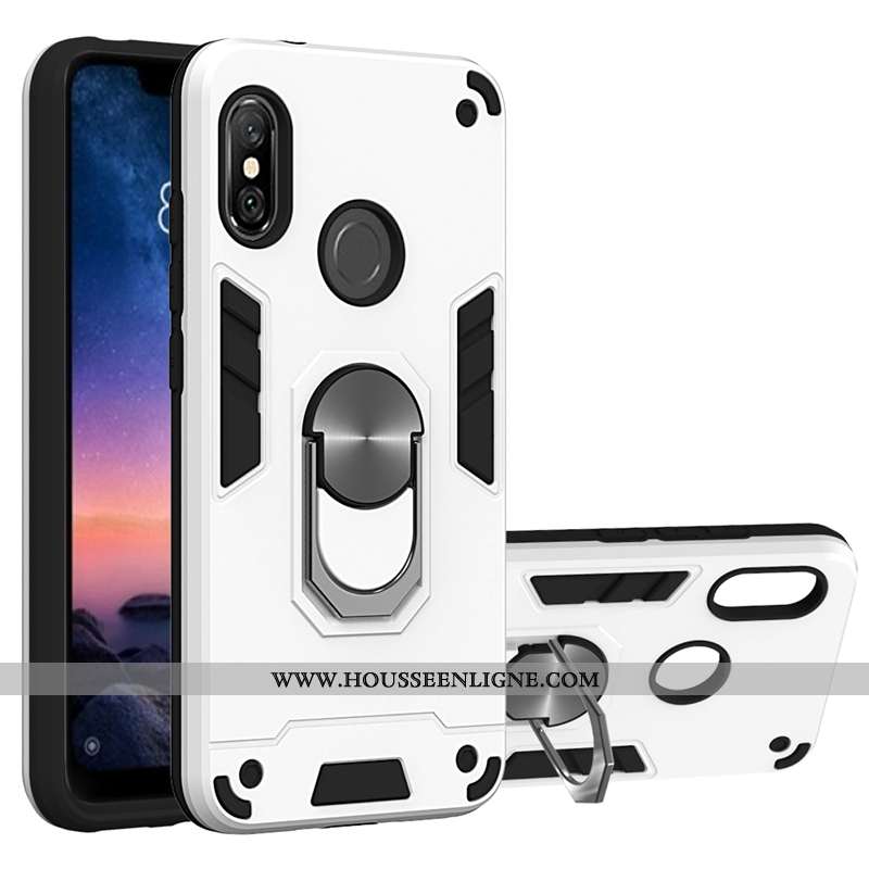 Coque Xiaomi Mi A2 Lite Protection Antidérapant Téléphone Portable Petit Support Jaune À Bord