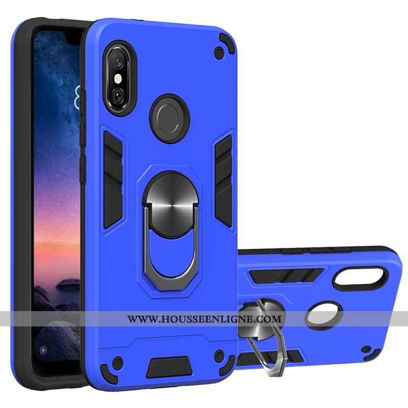 Coque Xiaomi Mi A2 Lite Protection Antidérapant Téléphone Portable Petit Support Jaune À Bord