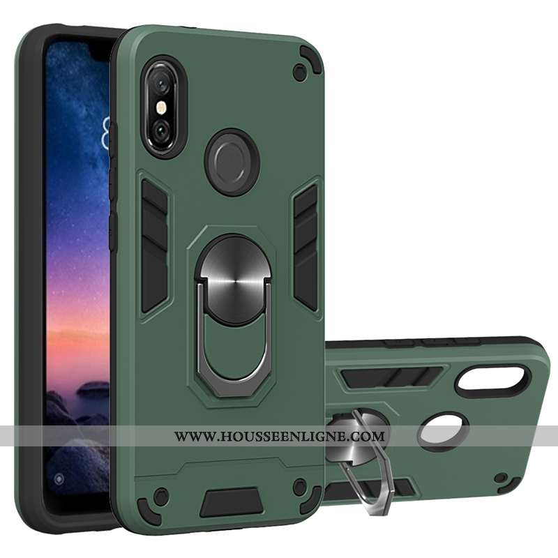 Coque Xiaomi Mi A2 Lite Protection Antidérapant Téléphone Portable Petit Support Jaune À Bord