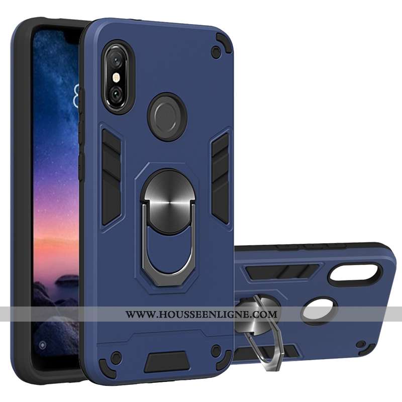 Coque Xiaomi Mi A2 Lite Protection Antidérapant Téléphone Portable Petit Support Jaune À Bord