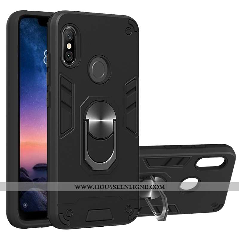 Coque Xiaomi Mi A2 Lite Protection Antidérapant Téléphone Portable Petit Support Jaune À Bord