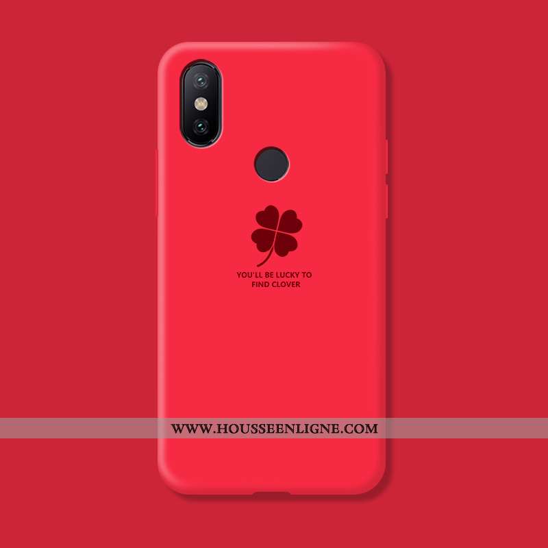 Coque Xiaomi Mi A2 Lite Protection Fluide Doux Étui Jeunesse Silicone Jaune Frais