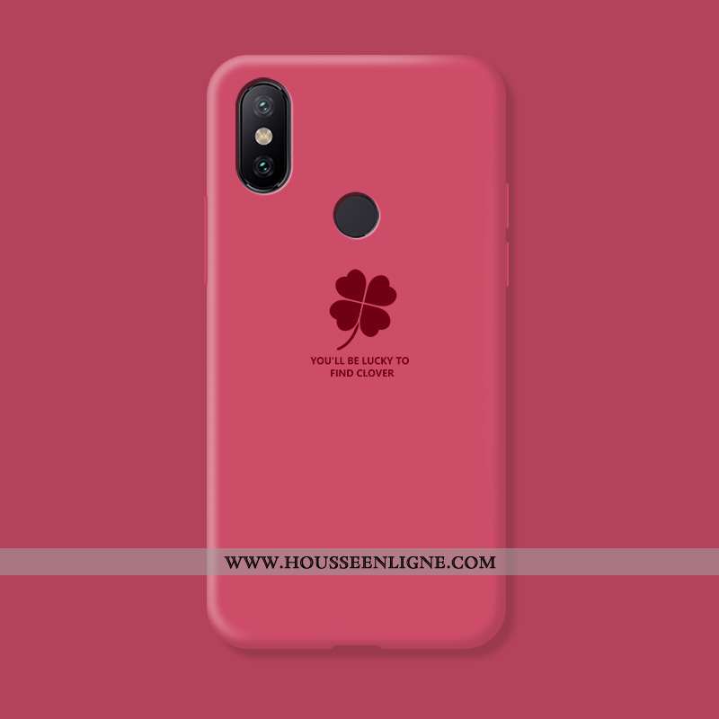 Coque Xiaomi Mi A2 Lite Protection Fluide Doux Étui Jeunesse Silicone Jaune Frais