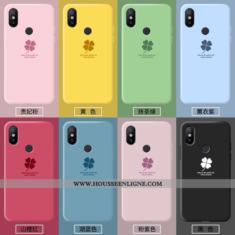 Coque Xiaomi Mi A2 Lite Protection Fluide Doux Étui Jeunesse Silicone Jaune Frais