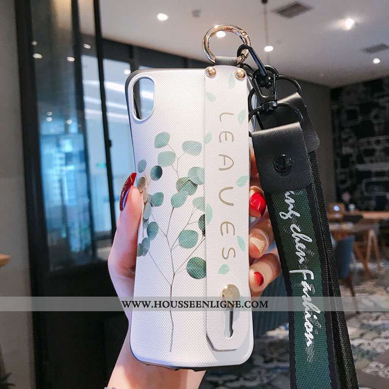 Coque Xiaomi Mi A2 Lite Protection Tendance Jeunesse Petit Silicone Étui Tout Compris Blanche
