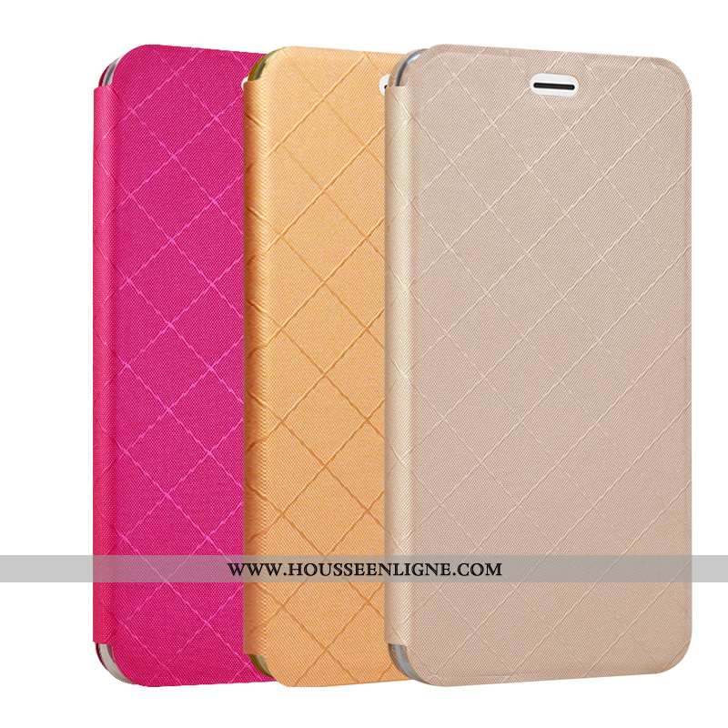Coque Xiaomi Mi A2 Protection Cuir Téléphone Portable Étui Housse Carte Doré