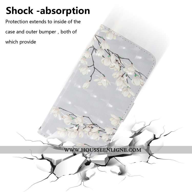 Coque Xiaomi Mi A2 Protection Dessin Animé Fluide Doux Plier Carte Portefeuille Téléphone Portable R