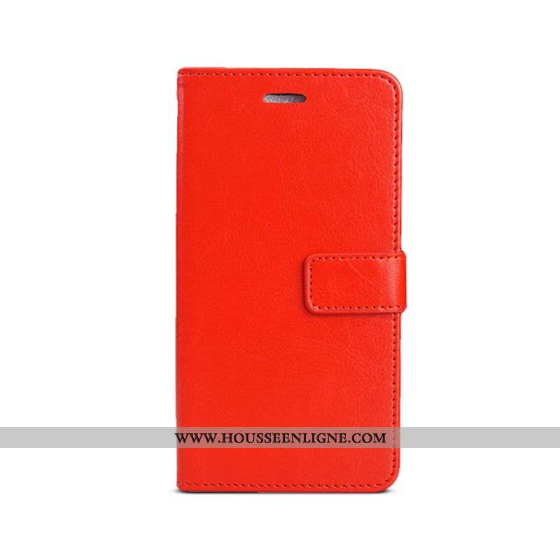 Coque Xiaomi Mi A2 Silicone Personnalité Petit Cuir Étui Housse Rouge