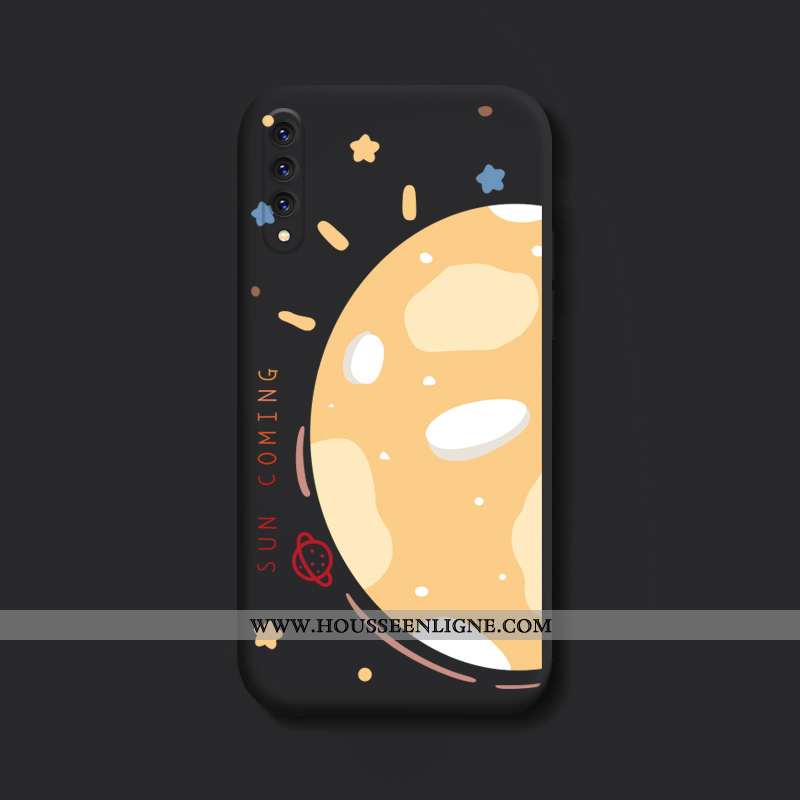Coque Xiaomi Mi A3 Créatif Dessin Animé Fluide Doux Simple Petit Tendance Charmant Gris
