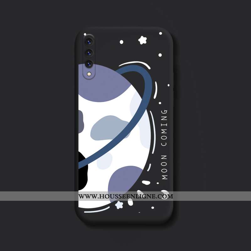 Coque Xiaomi Mi A3 Créatif Dessin Animé Fluide Doux Simple Petit Tendance Charmant Gris