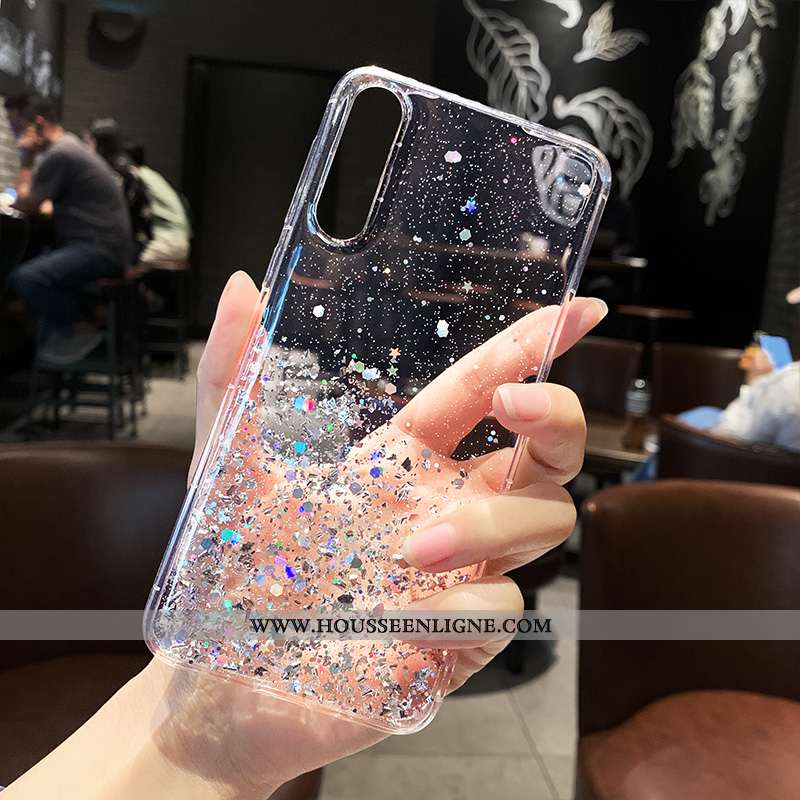 Coque Xiaomi Mi A3 Créatif Tendance Petit Blanc Rose Téléphone Portable Blanche