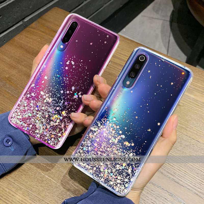 Coque Xiaomi Mi A3 Créatif Tendance Petit Blanc Rose Téléphone Portable Blanche