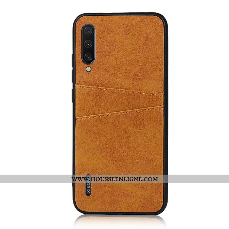 Coque Xiaomi Mi A3 Cuir Carte Téléphone Portable Incassable Noir Sac Carte Petit