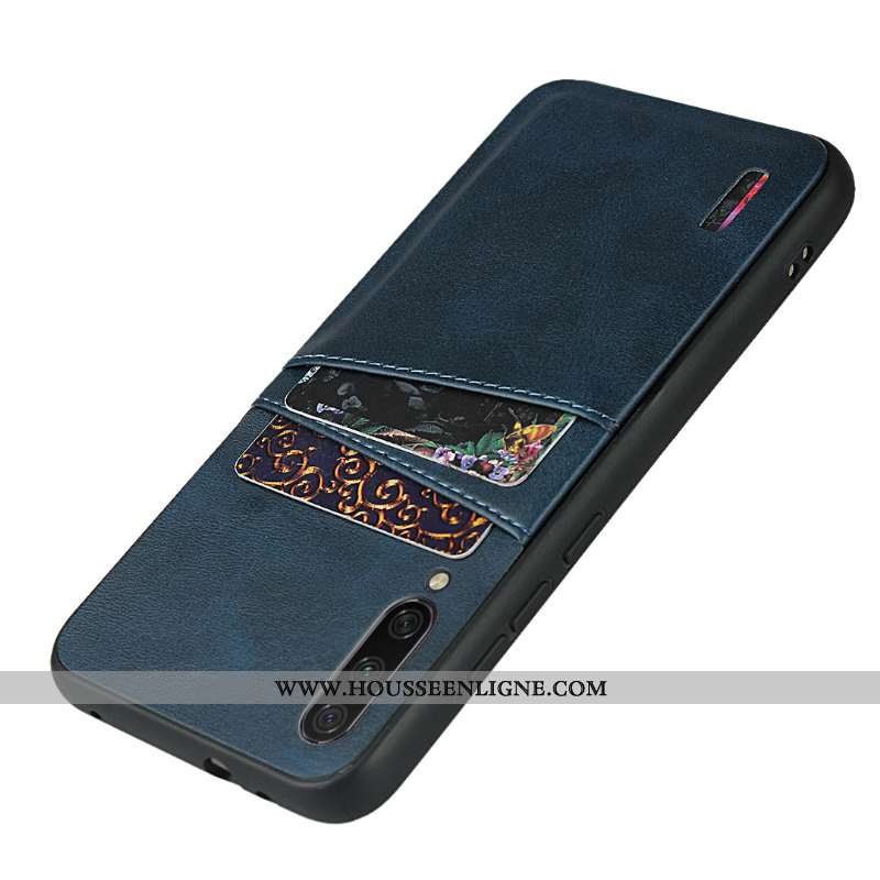Coque Xiaomi Mi A3 Cuir Carte Téléphone Portable Incassable Noir Sac Carte Petit