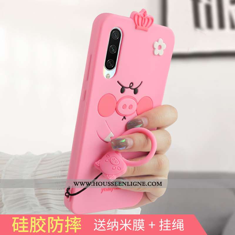 Coque Xiaomi Mi A3 Fluide Doux Silicone Modèle Incassable Charmant Net Rouge Jaune