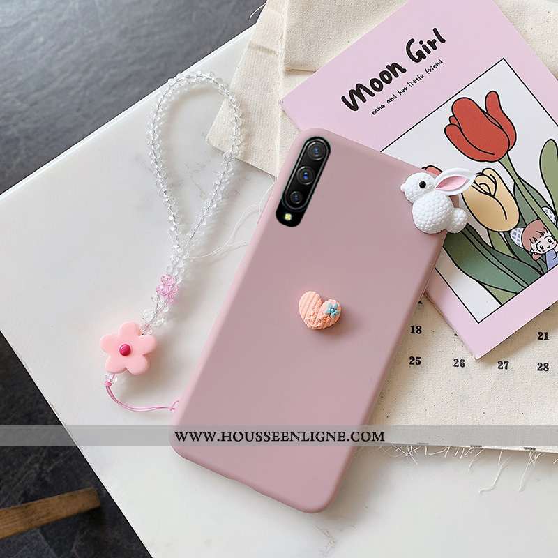 Coque Xiaomi Mi A3 Modèle Fleurie Personnalité Tendance Amour Clair Créatif Nouveau Bleu
