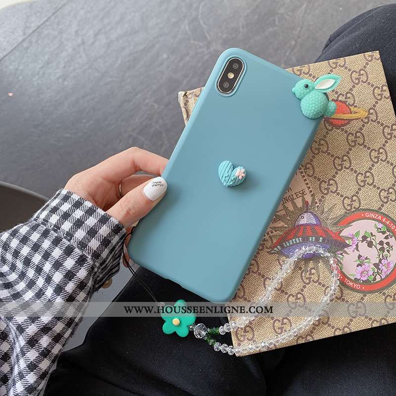 Coque Xiaomi Mi A3 Modèle Fleurie Personnalité Tendance Amour Clair Créatif Nouveau Bleu