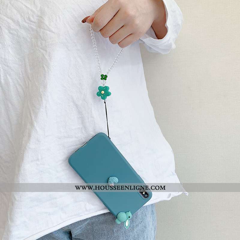 Coque Xiaomi Mi A3 Modèle Fleurie Personnalité Tendance Amour Clair Créatif Nouveau Bleu