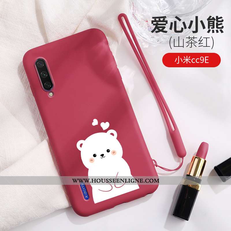 Coque Xiaomi Mi A3 Personnalité Créatif Étui Bleu Dessin Animé Ultra Fluide Doux