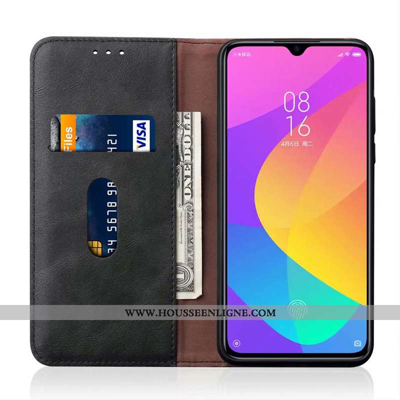 Coque Xiaomi Mi A3 Protection Cuir Véritable Tout Compris Petit Étui Téléphone Portable Incassable R