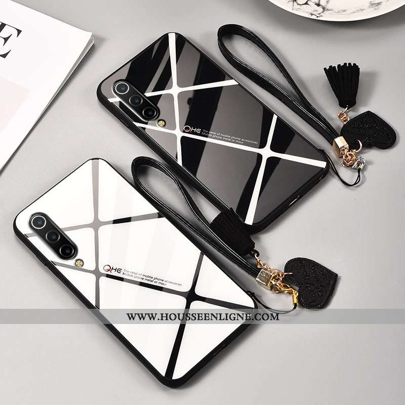 Coque Xiaomi Mi A3 Silicone Mode Protection Créatif Simple Étui Amoureux Noir