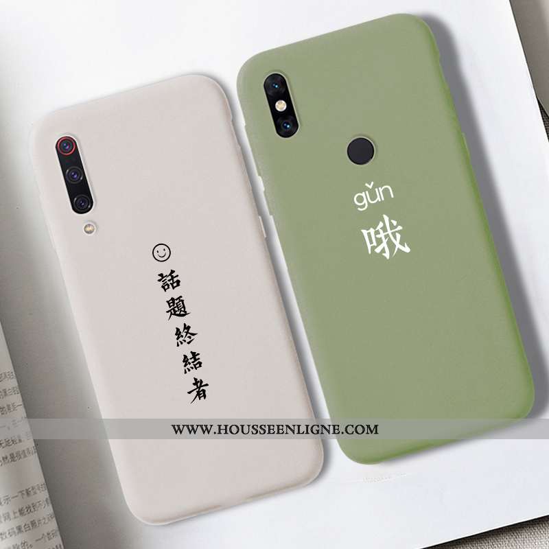 Coque Xiaomi Mi A3 Téléphone Portable Rouge Petit Beige