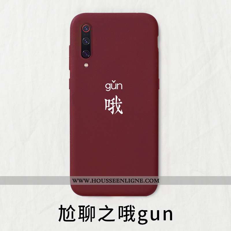 Coque Xiaomi Mi A3 Téléphone Portable Rouge Petit Beige