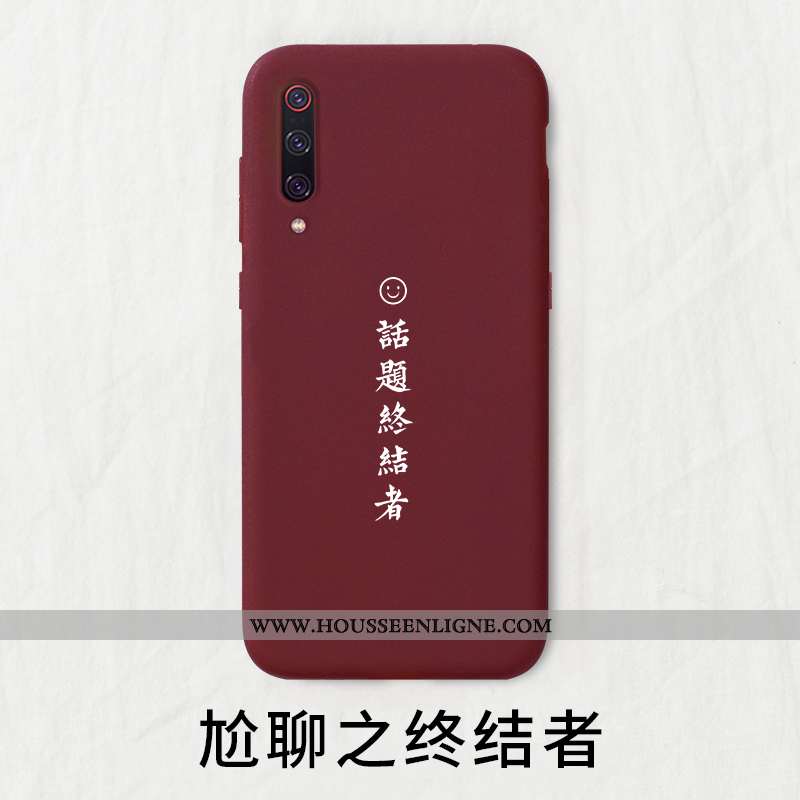Coque Xiaomi Mi A3 Téléphone Portable Rouge Petit Beige