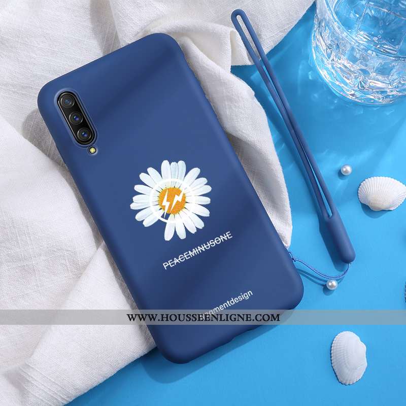 Coque Xiaomi Mi A3 Ultra Tendance Petit Simple Protection Créatif Bleu
