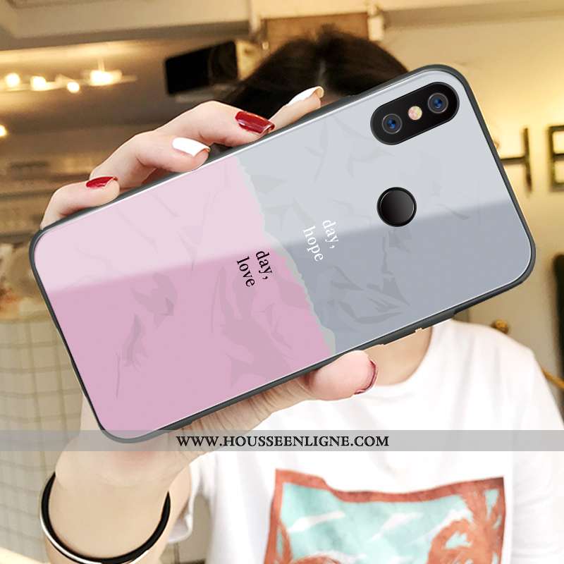 Coque Xiaomi Mi Max 3 Dessin Animé Tendance Petit Jeunesse Personnalité Rose
