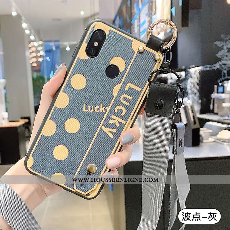 Coque Xiaomi Mi Max 3 Ornements Suspendus Créatif Vert Téléphone Portable Tendance Protection Verte