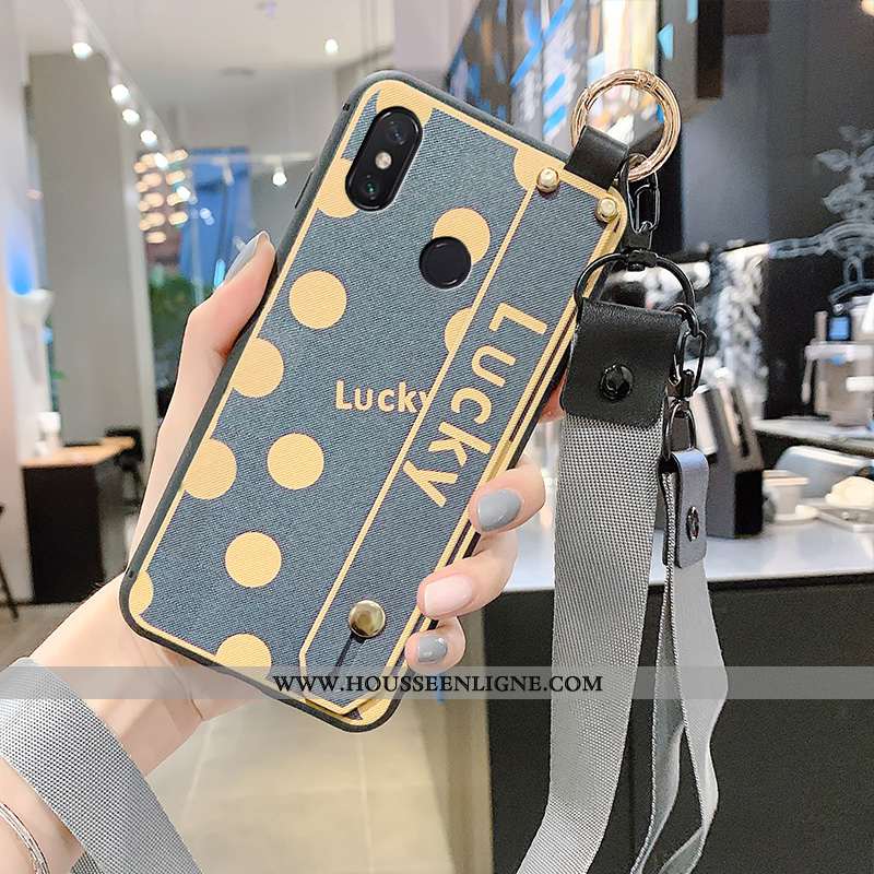 Coque Xiaomi Mi Max 3 Ornements Suspendus Créatif Vert Téléphone Portable Tendance Protection Verte