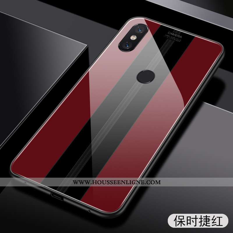 Coque Xiaomi Mi Max 3 Personnalité Créatif Protection Noir Nouveau Petit Miroir