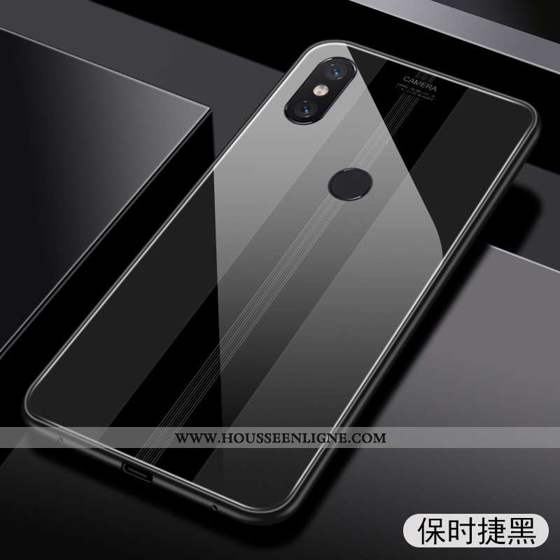 Coque Xiaomi Mi Max 3 Personnalité Créatif Protection Noir Nouveau Petit Miroir