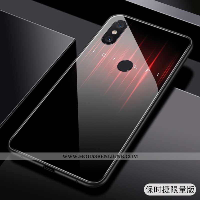 Coque Xiaomi Mi Max 3 Personnalité Créatif Protection Noir Nouveau Petit Miroir